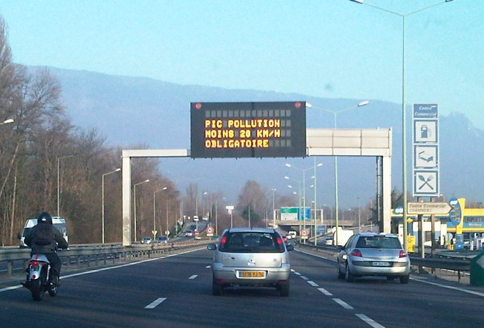 Alerte pollution de niveau 2 – particules fines
