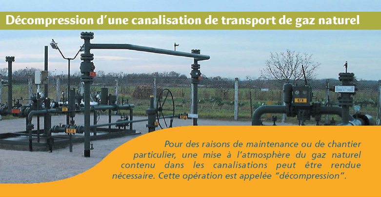 DECOMPRESSION DE GAZ : le 25/11 entre 14h et 19h